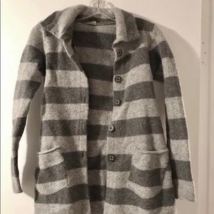 Horny Toad boiled wool cardigan